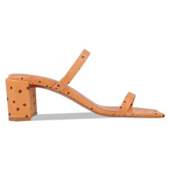 By far TANYA NUDE OSTRICH EMBOSSED LEATHER - Picture 1 of 7